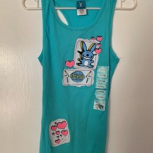 It’s Happy Bunny ribbed tank